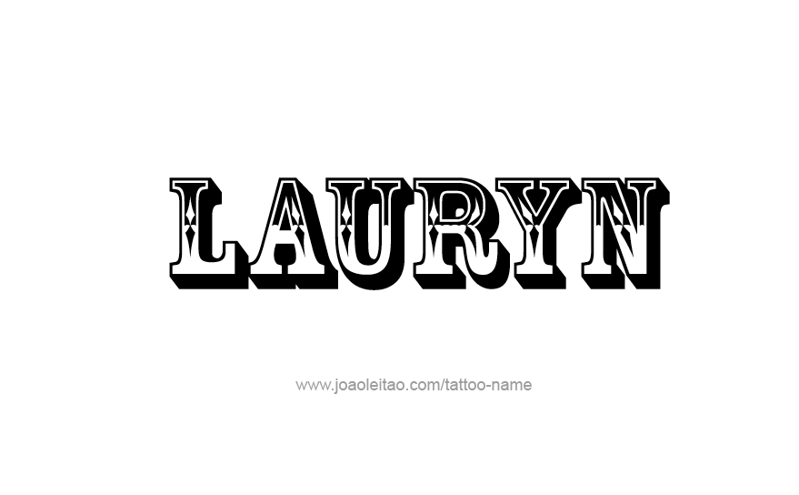 Tattoo Design Name Lauryn   