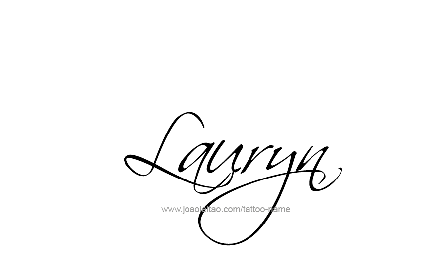 Tattoo Design Name Lauryn   