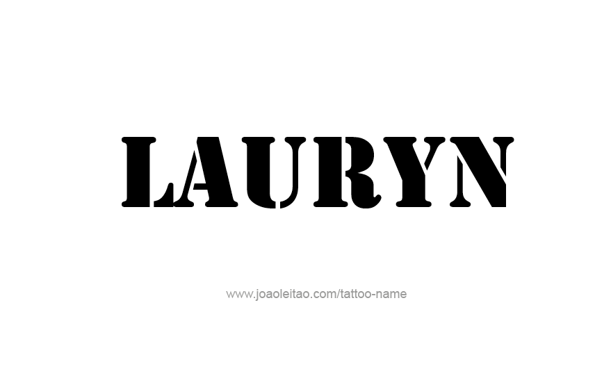 Tattoo Design Name Lauryn   