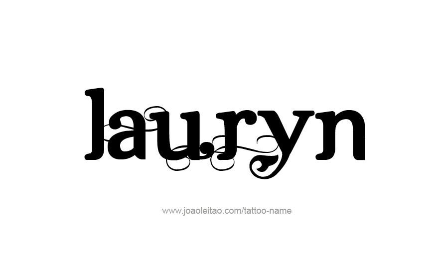 Tattoo Design Name Lauryn   