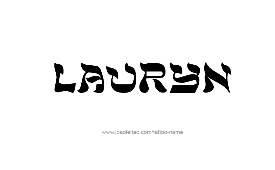 Tattoo Design Name Lauryn   