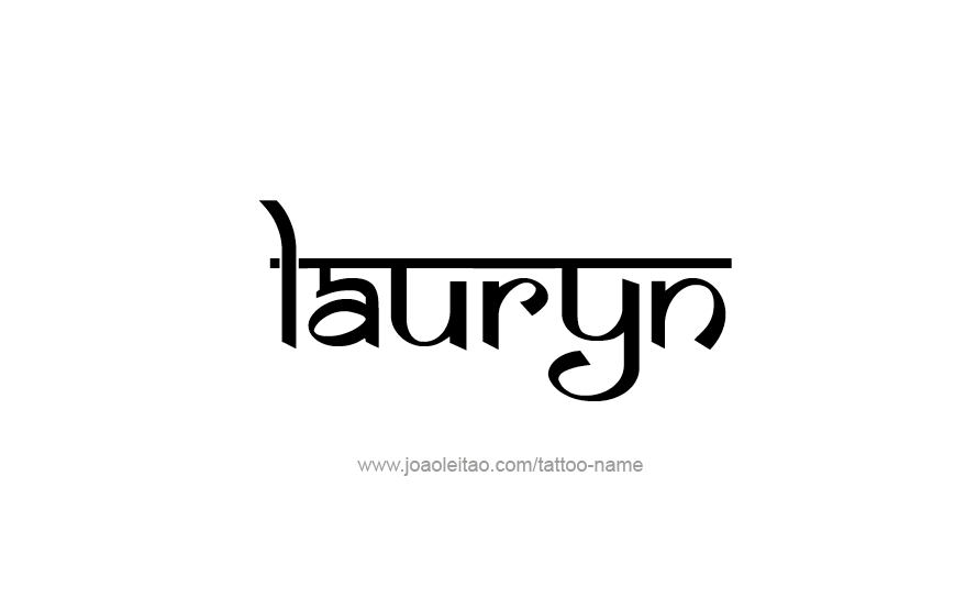 Tattoo Design Name Lauryn   