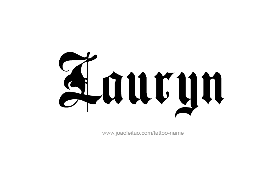 Tattoo Design Name Lauryn   