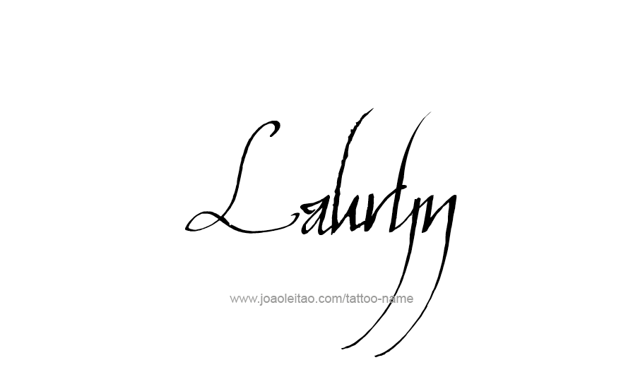 Tattoo Design Name Lauryn   