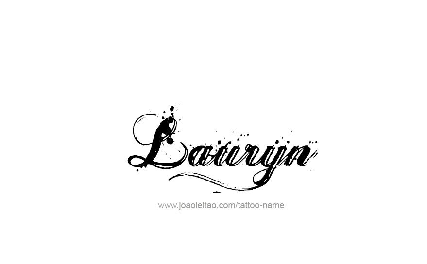 Tattoo Design Name Lauryn   