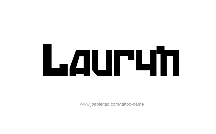 Tattoo Design Name Lauryn   