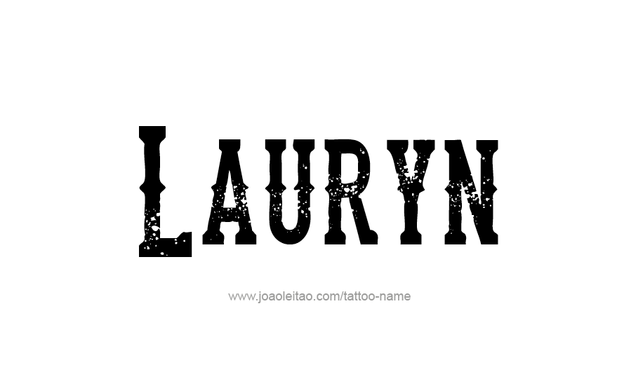 Tattoo Design Name Lauryn   