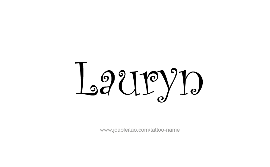 Tattoo Design Name Lauryn   