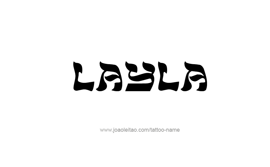 Tattoo Design Name Layla   