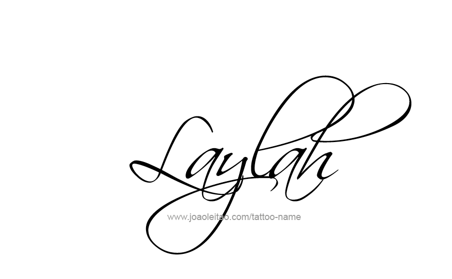 Tattoo Design Name Laylah   