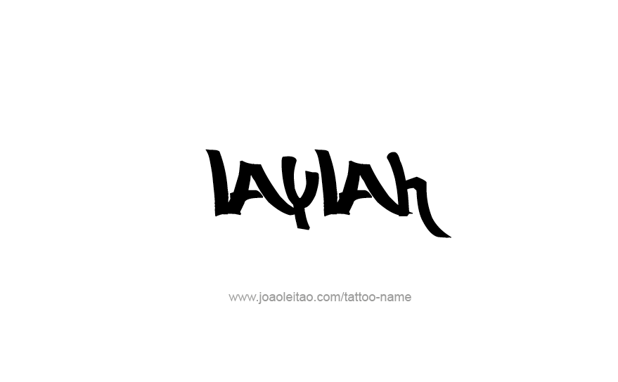 Tattoo Design Name Laylah   