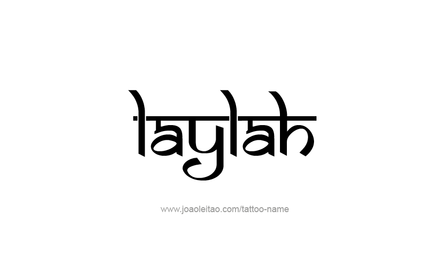 Tattoo Design Name Laylah   