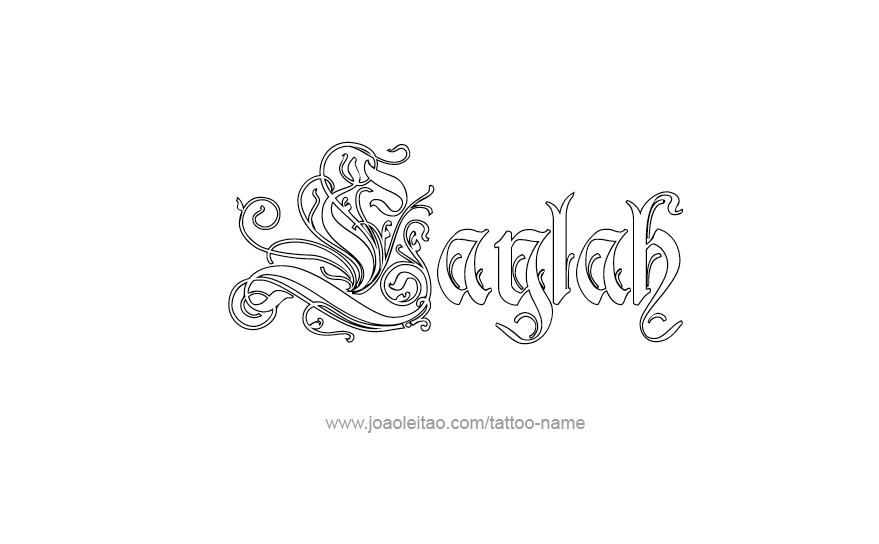 Tattoo Design Name Laylah   