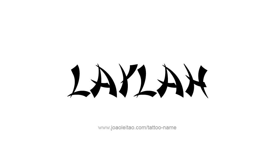 Tattoo Design Name Laylah