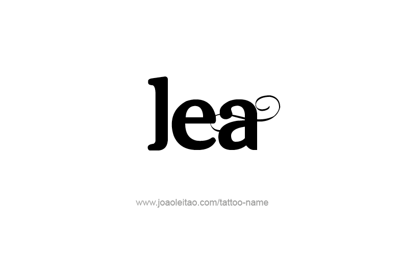 Tattoo Design Name Lea   