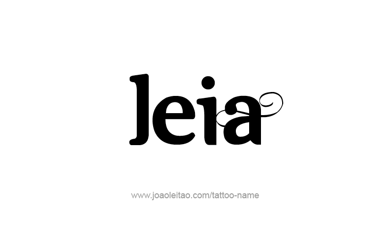 Tattoo Design Name Leia   