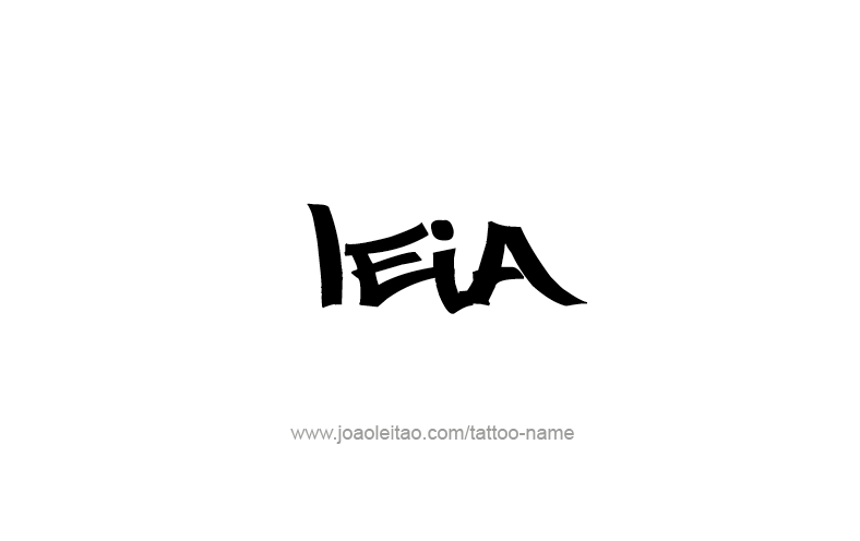 Tattoo Design Name Leia   