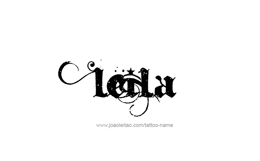 Tattoo Design Name Leila   