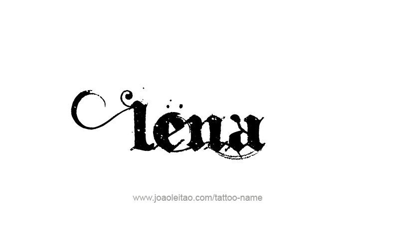 Tattoo Design Name Lena   