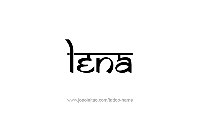 Tattoo Design Name Lena   