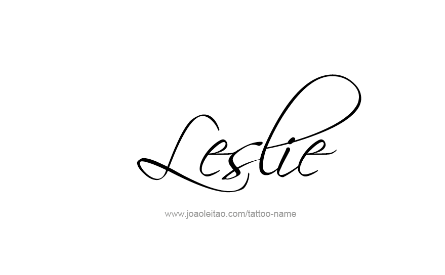 Tattoo Design Name Leslie   