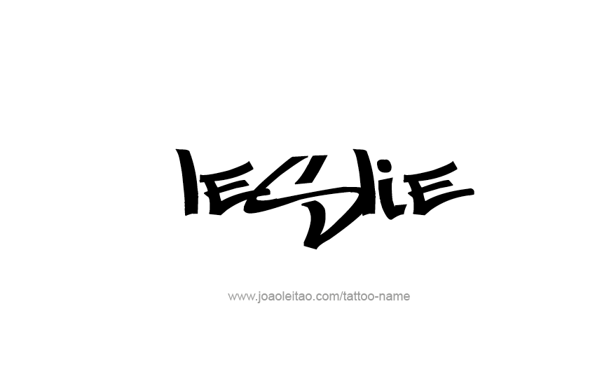 Tattoo Design Name Leslie   