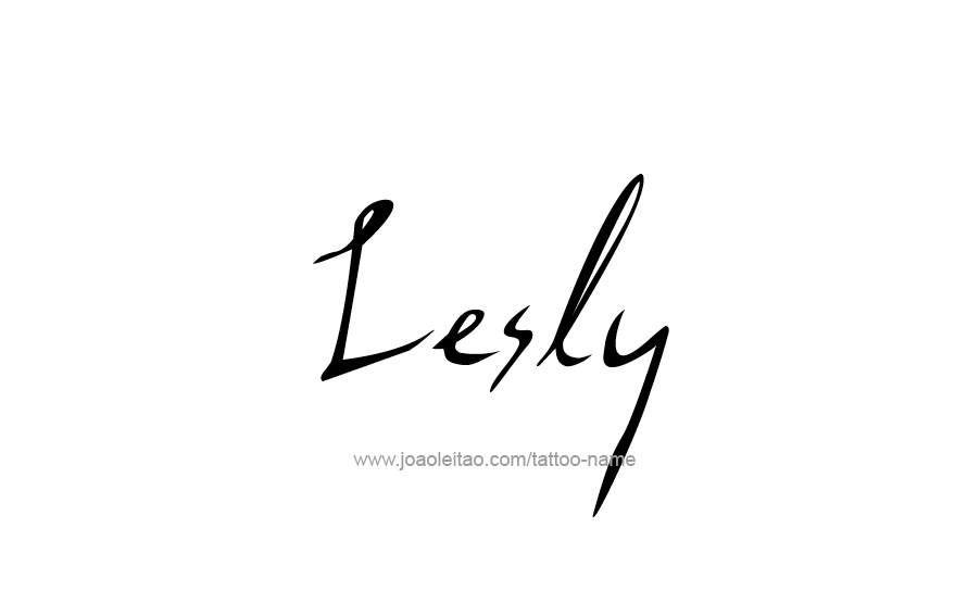 Tattoo Design Name Lesly   