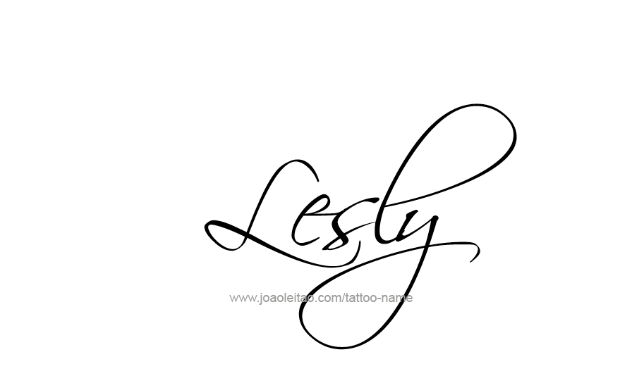 Tattoo Design Name Lesly   