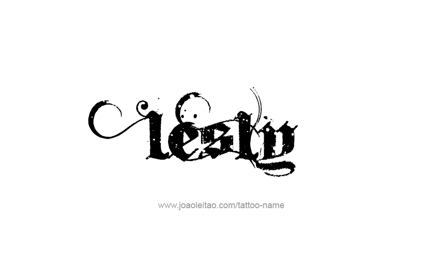 Lesly Name Tattoo Designs