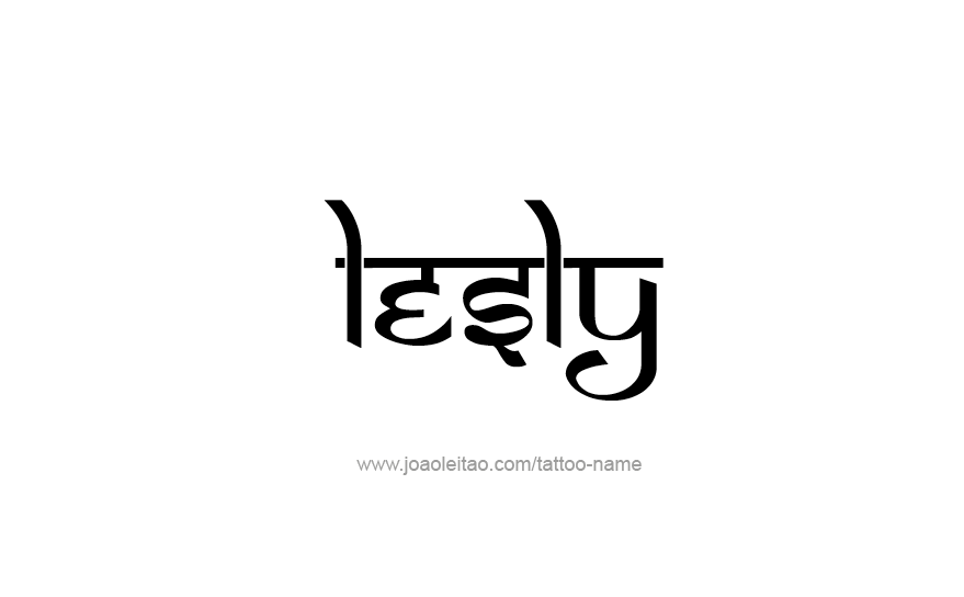 Tattoo Design Name Lesly   