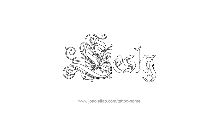 Tattoo Design Name Lesly   