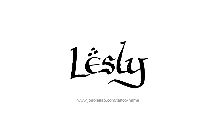 Tattoo Design Name Lesly   