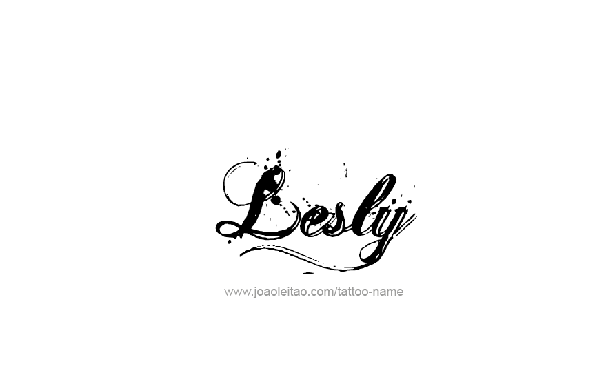 Tattoo Design Name Lesly   