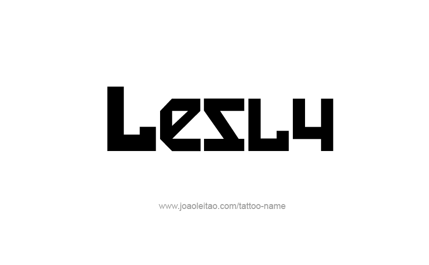 Tattoo Design Name Lesly   