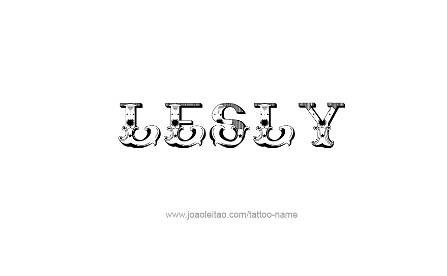 Tattoo Design Name Lesly   