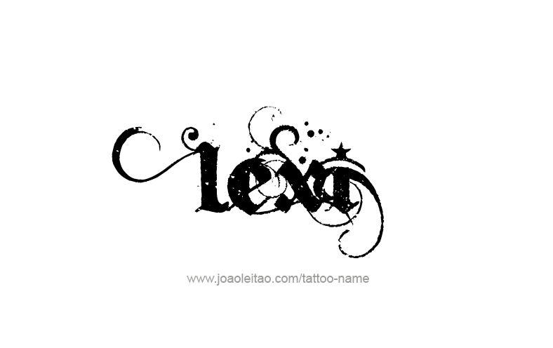 Tattoo Design Name Lexi   