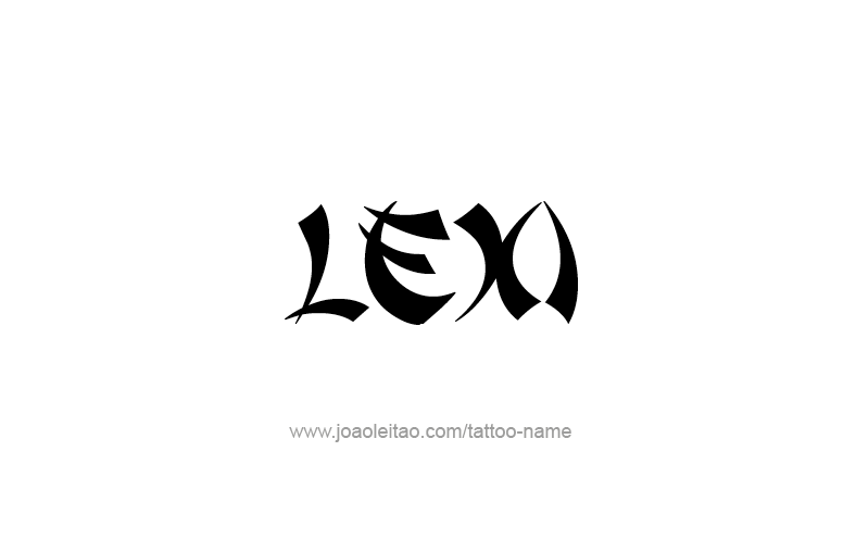 Tattoo Design Name Lexi