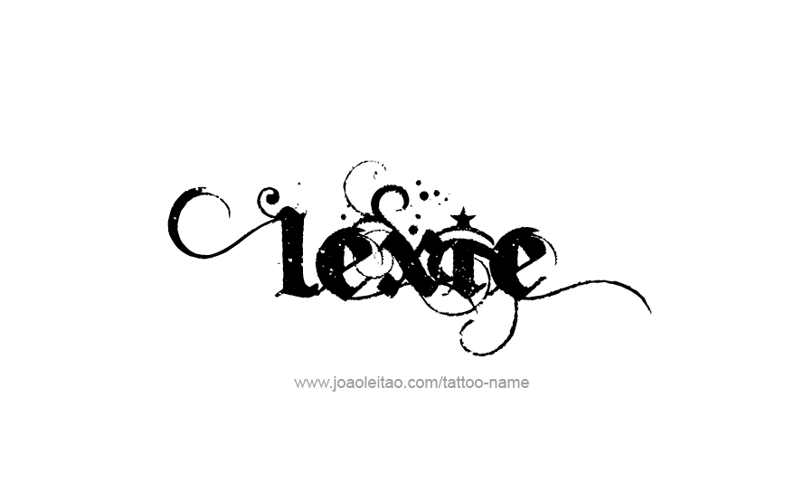 Tattoo Design Name Lexie   