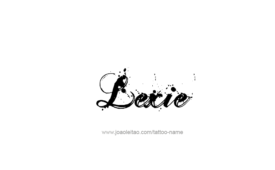 Tattoo Design Name Lexie   