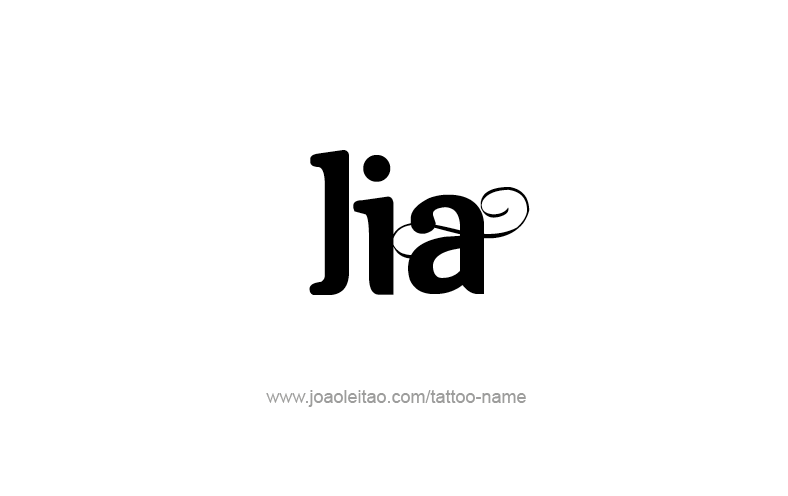 Tattoo Design Name Lia   