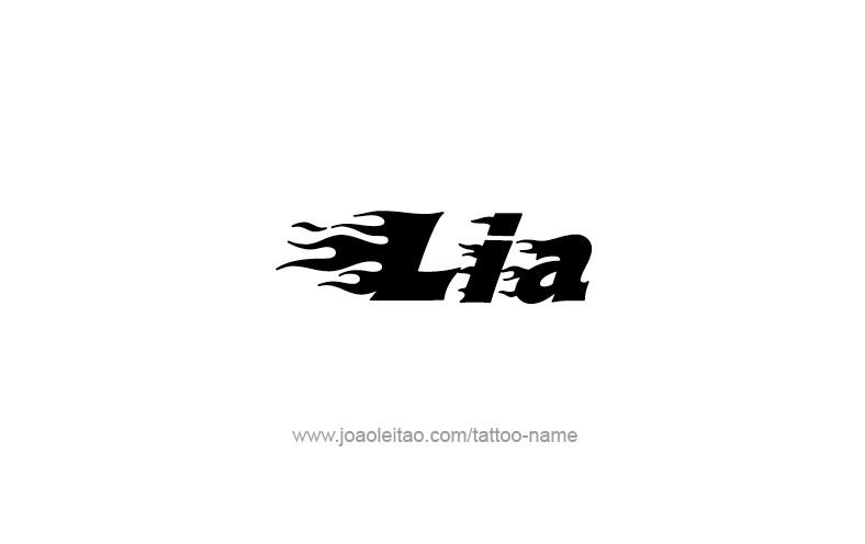 Tattoo Design Name Lia   