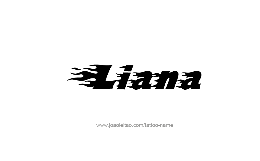 Tattoo Design Name Liana   