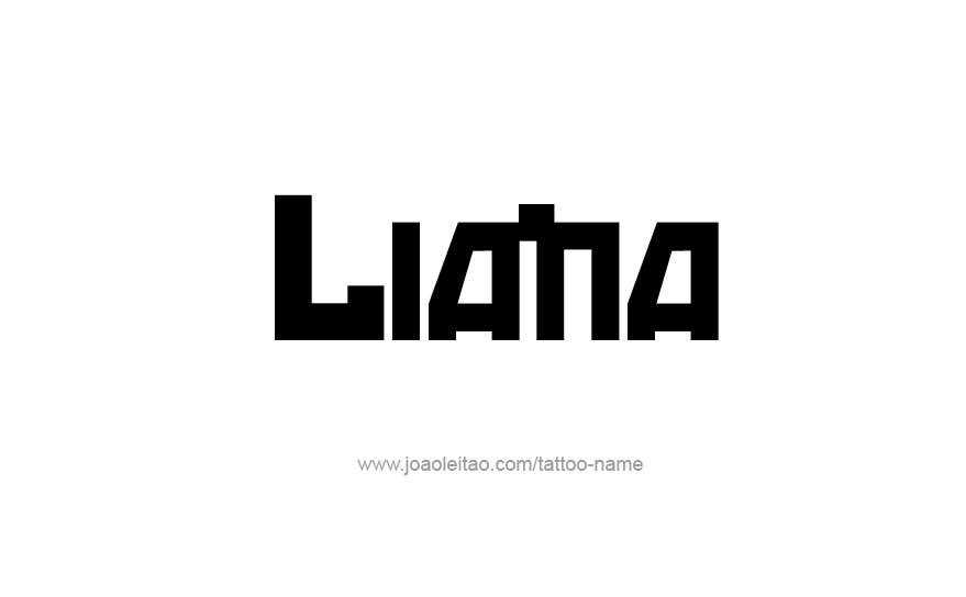 Tattoo Design Name Liana   