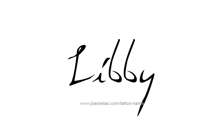 Tattoo Design Name Libby   