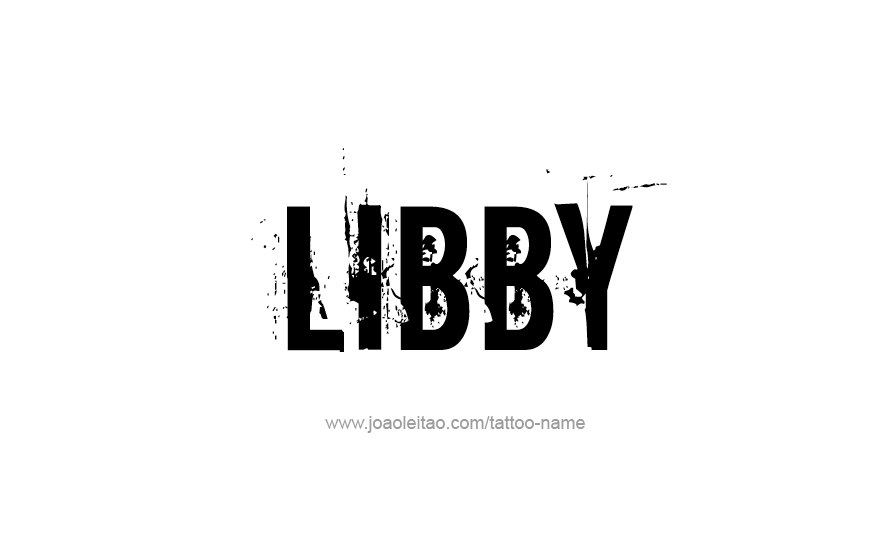 Tattoo Design Name Libby   