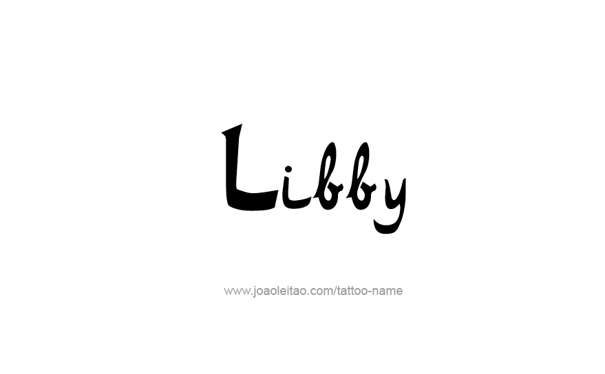 Tattoo Design Name Libby   