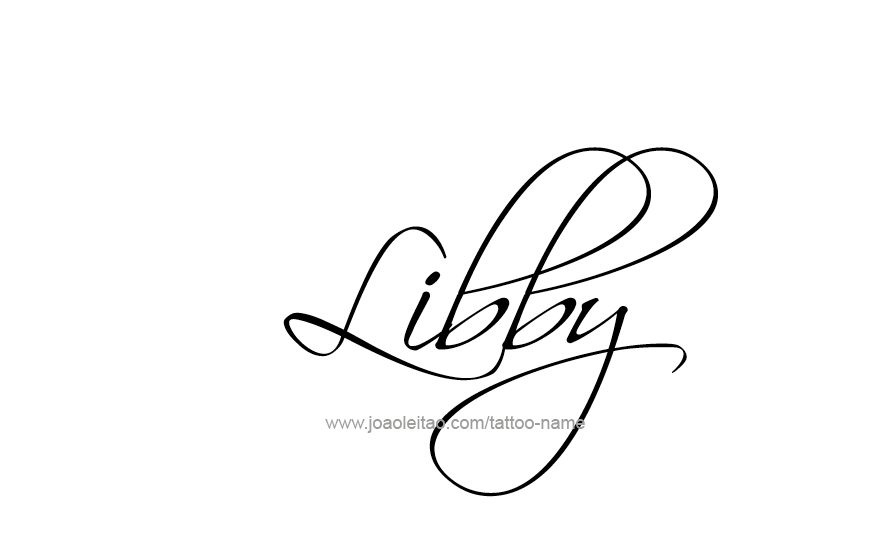 Tattoo Design Name Libby   