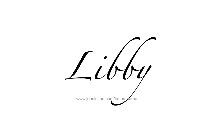 Tattoo Design Name Libby   