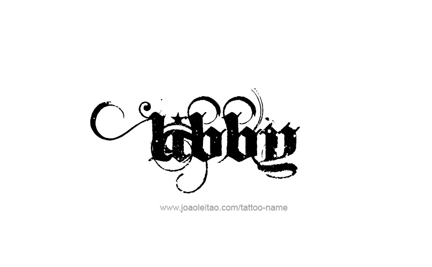 Tattoo Design Name Libby   