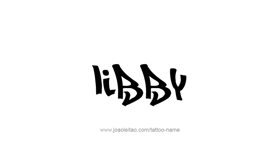 Tattoo Design Name Libby   